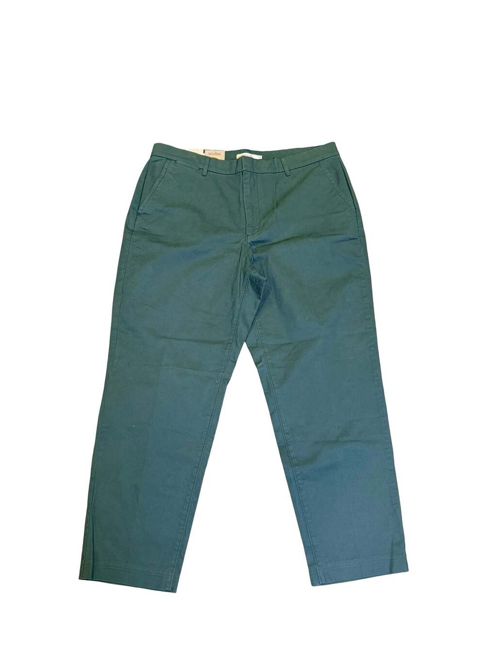 Levi's Essential Chinos Green Ankle Length Pants Size 34x27 New